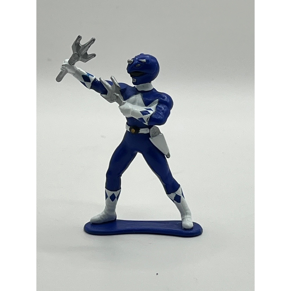 Bandai Power Rangers Blue Ranger on Skateboard 1993 Action Figure Toy